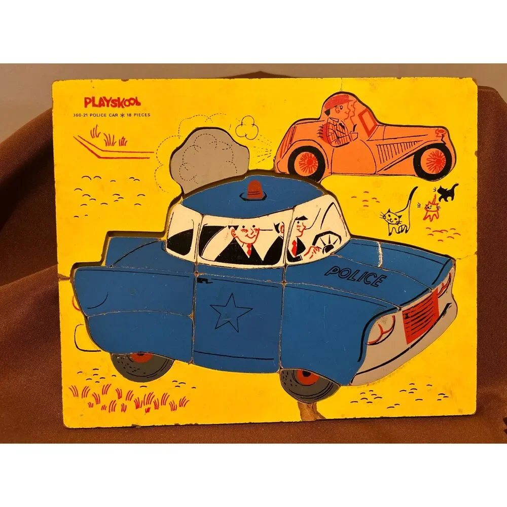 8 Playskool Wooden Puzzles